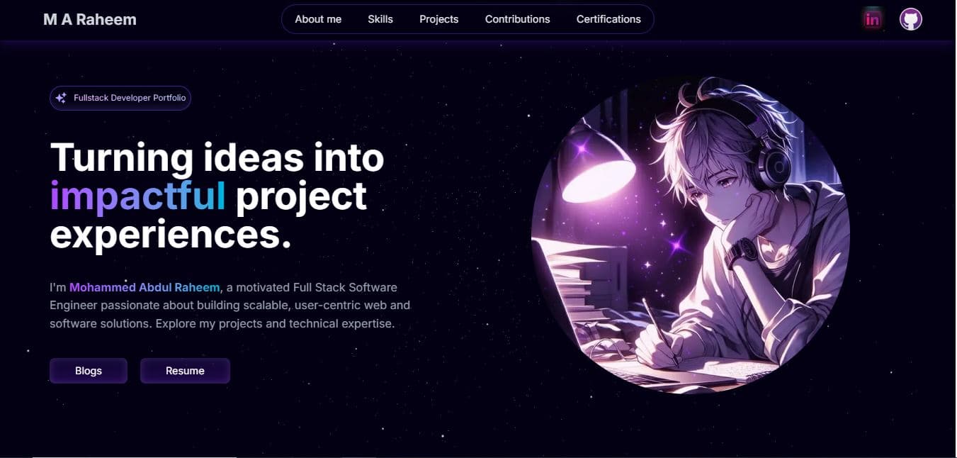 Portfolio Website